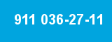911 036-27-11